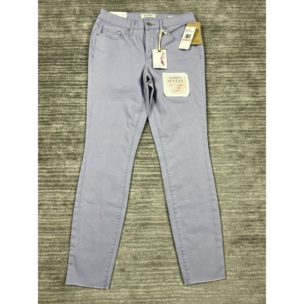 Jessica Simpson Jeans Womens 26 Purple Adored High Rise Ankle Cotton Blend NWT